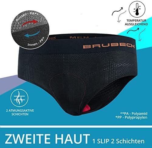 Brubeck Termoaktyvios vyriškos kelnaitės su putplasčio įdėklu, skirtos važiuoti dviračiu BERUBECK