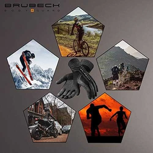 Brubeck Pirštinės Juodas GE10010A