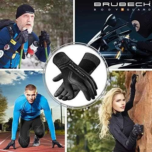 Brubeck Pirštinės Juodas GE10010A