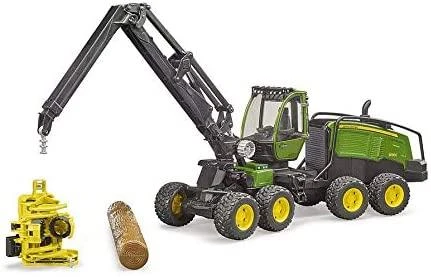 BRUDER medkirtė John Deere 1270G su rąstu, 02135
