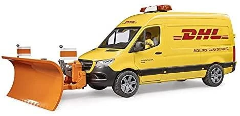 BRUDER 1:16 siuntų pristatymo furgonas MB Sprinter DHL su vairuotoju, 02671