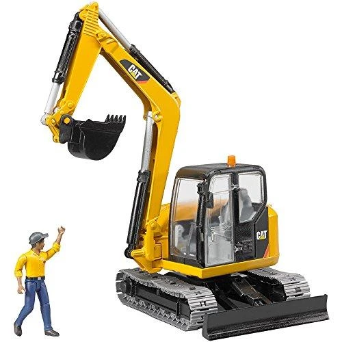 Bruder Minikoparka CAT BR-02466 geltona