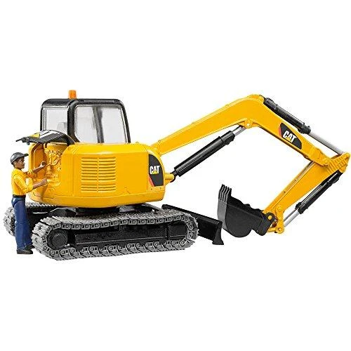Bruder Minikoparka CAT BR-02466 geltona