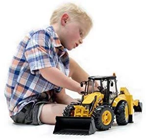 BRUDER traktorius su krautuvu JCB 5CX eco ekskavatorius, 02454