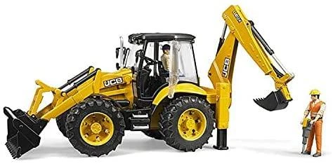 BRUDER traktorius su krautuvu JCB 5CX eco ekskavatorius, 02454