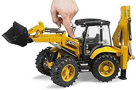 BRUDER traktorius su krautuvu JCB 5CX eco ekskavatorius, 02454