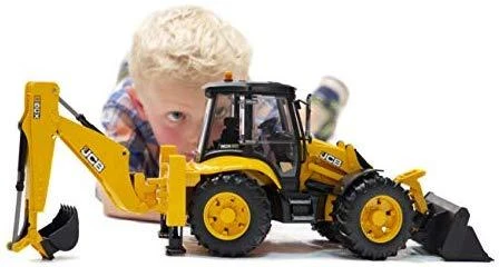 BRUDER traktorius su krautuvu JCB 5CX eco ekskavatorius, 02454