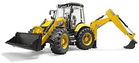 BRUDER traktorius su krautuvu JCB 5CX eco ekskavatorius, 02454