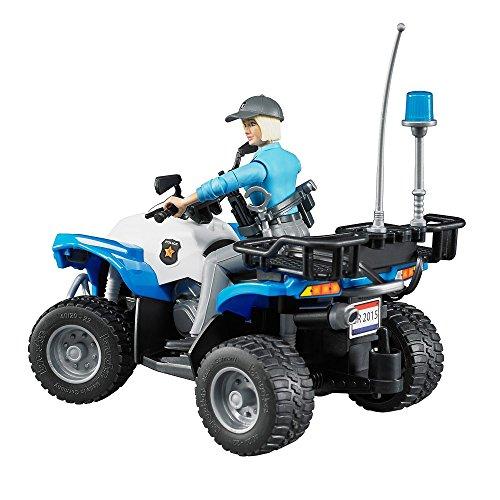 BRUDER policijos keturratis motociklas figūrėle ir priedais 63010