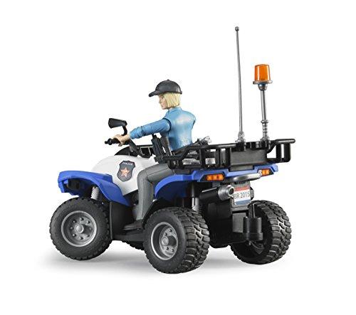 BRUDER policijos keturratis motociklas figūrėle ir priedais 63010