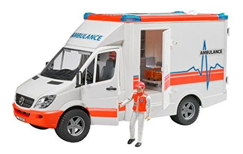 BRUDER greitosios pagalbos automobilis su figūrėle, 02536