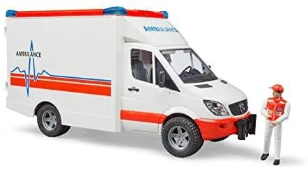 BRUDER greitosios pagalbos automobilis su figūrėle, 02536