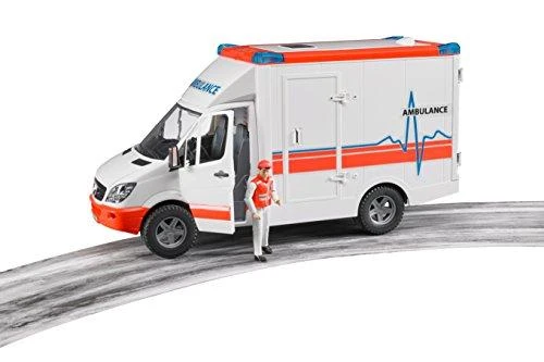 BRUDER greitosios pagalbos automobilis su figūrėle, 02536