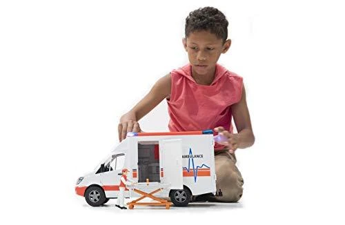 BRUDER greitosios pagalbos automobilis su figūrėle, 02536