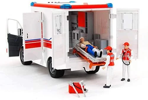 BRUDER greitosios pagalbos automobilis su figūrėle, 02536