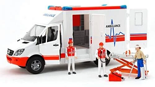 BRUDER greitosios pagalbos automobilis su figūrėle, 02536