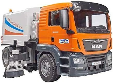 BRUDER gatvių valymo mašina MAN TGS, 03780