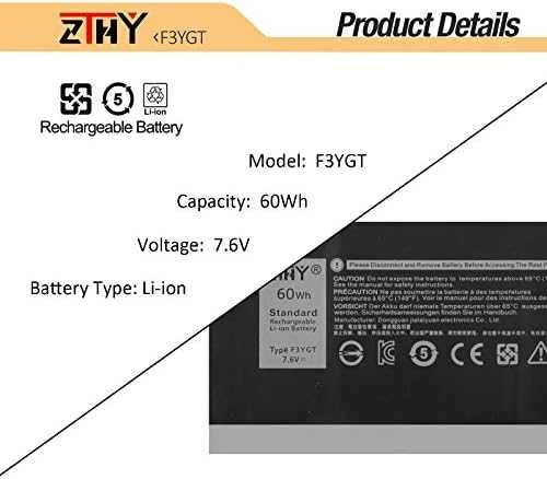 Dell 60Wh 7500mAh 7.6V