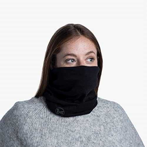 Kaklaskarė Buff Midweight Merino Wool Solid Juodas