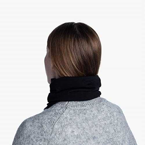 Kaklaskarė Buff Midweight Merino Wool Solid Juodas