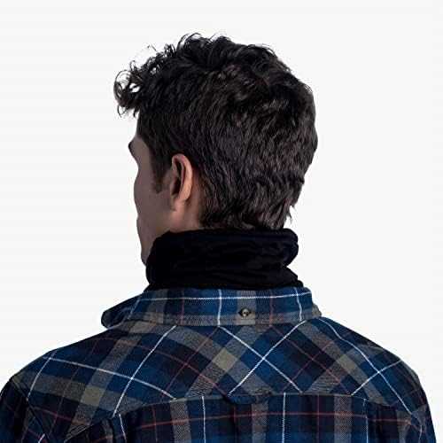 Kaklaskarė Buff Midweight Merino Wool Solid Juodas