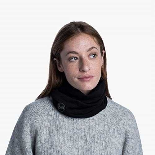 Kaklaskarė Buff Midweight Merino Wool Solid Juodas