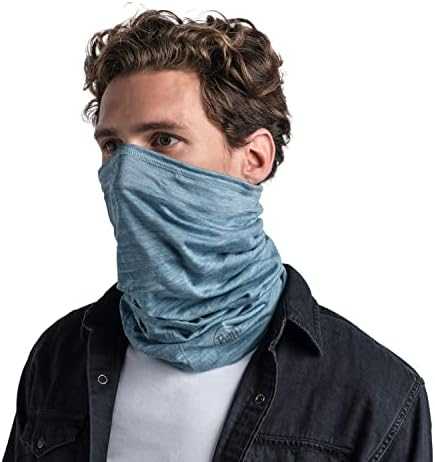 Mėlyna Buff Solid Pool Neckwear Mėlyna