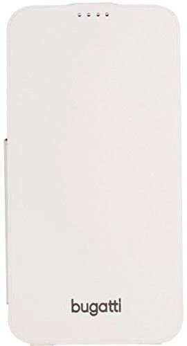 Dėklas Bugatti UltraThin Geneva Samsung G900 S5flip 08462 balta