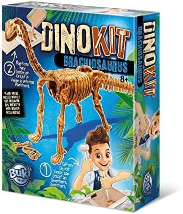 Dėlionė Tyrimų rinkinys, Brachiozaur, Buki DinoKit