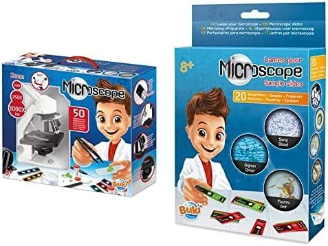 Buki France mikroskopas 50 eksperimentų