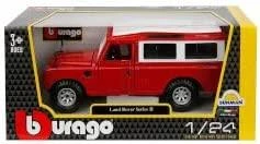 BBURAGO 1:24 automobilių modelis Land Rover Series II, 18-22063