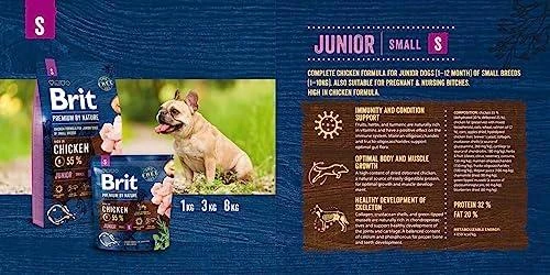 BRIT Premium by Nature vištiena Small Junior - sausas šunų maistas - 3kg