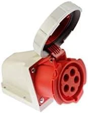 PCE Fiksuotas lizdas 32A 400V 3P+N+N be riebokšlio IP67 1252-6