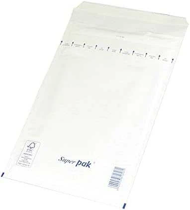Office Products Biuro prekės Savaime užsisandarantys vokai su burbuline folija BIUROS PRODUKTAI, HK, C13, 150x215mm/170x225mm, 100 vnt., balta