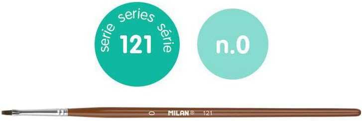 Milan šepetėlis Nr 0 serija 121