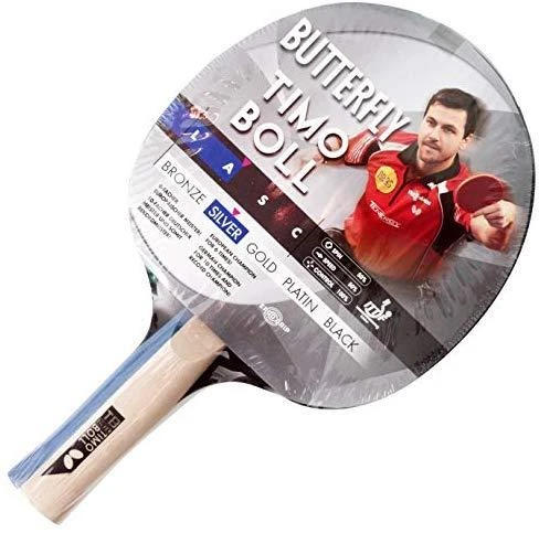 Butterfly Drugelių Timo Boll Sidabrinis 85015 stalo teniso raketė