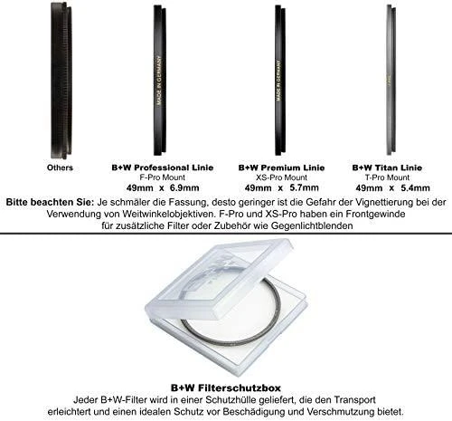 Filtras B&W International B+W T-Pro 007 Clear MRC nano 49mm
