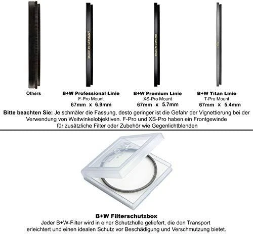 Filtras B&W International B + W T- Pro 007 Clear MRC nano67m m