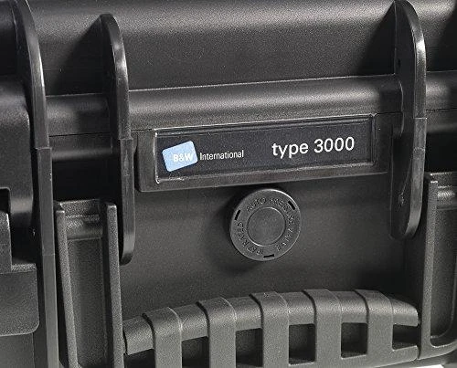 B&W Outdoor Case Type 3000 Juoda su putomis