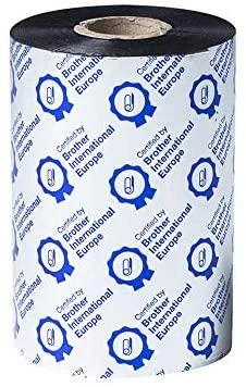 BROTHER STANDARD WAX Juodas 110MMX300M RIBBON (PK OF 12)