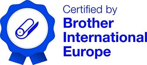BROTHER STANDARD WAX Juodas 110MMX300M RIBBON (PK OF 12)
