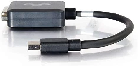 Adapteris AV C2G C2G 20cm Mini DisplayPort to DVI Adapteris - Thunderbolt to Single Link DVI-D Converter M/F - Juodas - DisplayPort-Kabelis - Mini DisplayPort (M) zu DVI-D (W) - 20 cm - Juodas