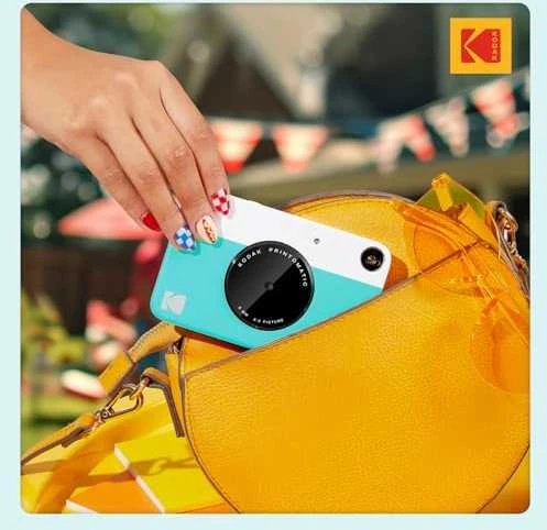 Kodak PRINTOMATIC Momentinis fotoaparatas, 2x3'', Mėlyna