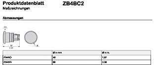 Schneider Electric Mushroom mygtuko pavara juoda spyruoklinė grąža (ZB4BC2)