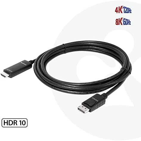 Club 3D DisplayPort į HDMI 4K120Hz/8K60Hz laidas – 3m