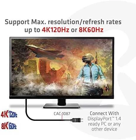 Club 3D DisplayPort į HDMI 4K120Hz/8K60Hz laidas – 3m
