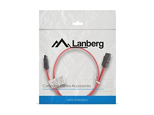 LANBERG CA-SASA-10CU-0050-R kabelis SATA Data III 6 Gb/s 50cm