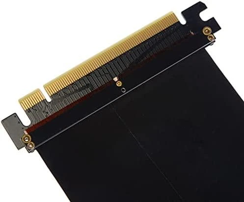 „CableMod“ vertikalus vaizdo plokštės laikiklis su PCIe x16 jungtimi, 1x DisplayPort, 1x HDMI – juodos spalvos