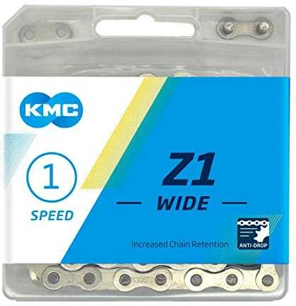 Grandinė KMC Z1 Wide Sidabrinis 1-speed 112-links