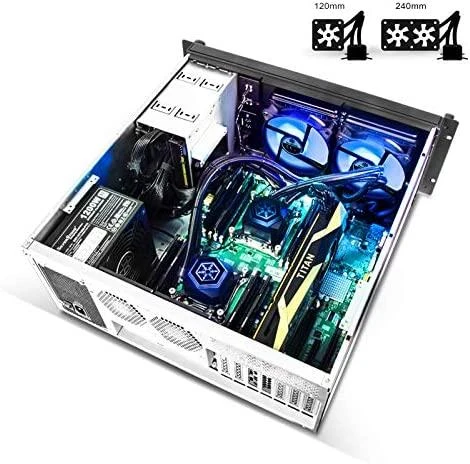 Silverstone RM42-502 Rack Juodas